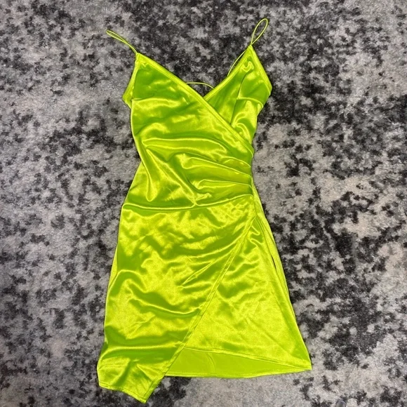 Fashion Nova | Dresses | Neon Yellow Green Fashion Nova Dress Size Xs |  Poshmark
